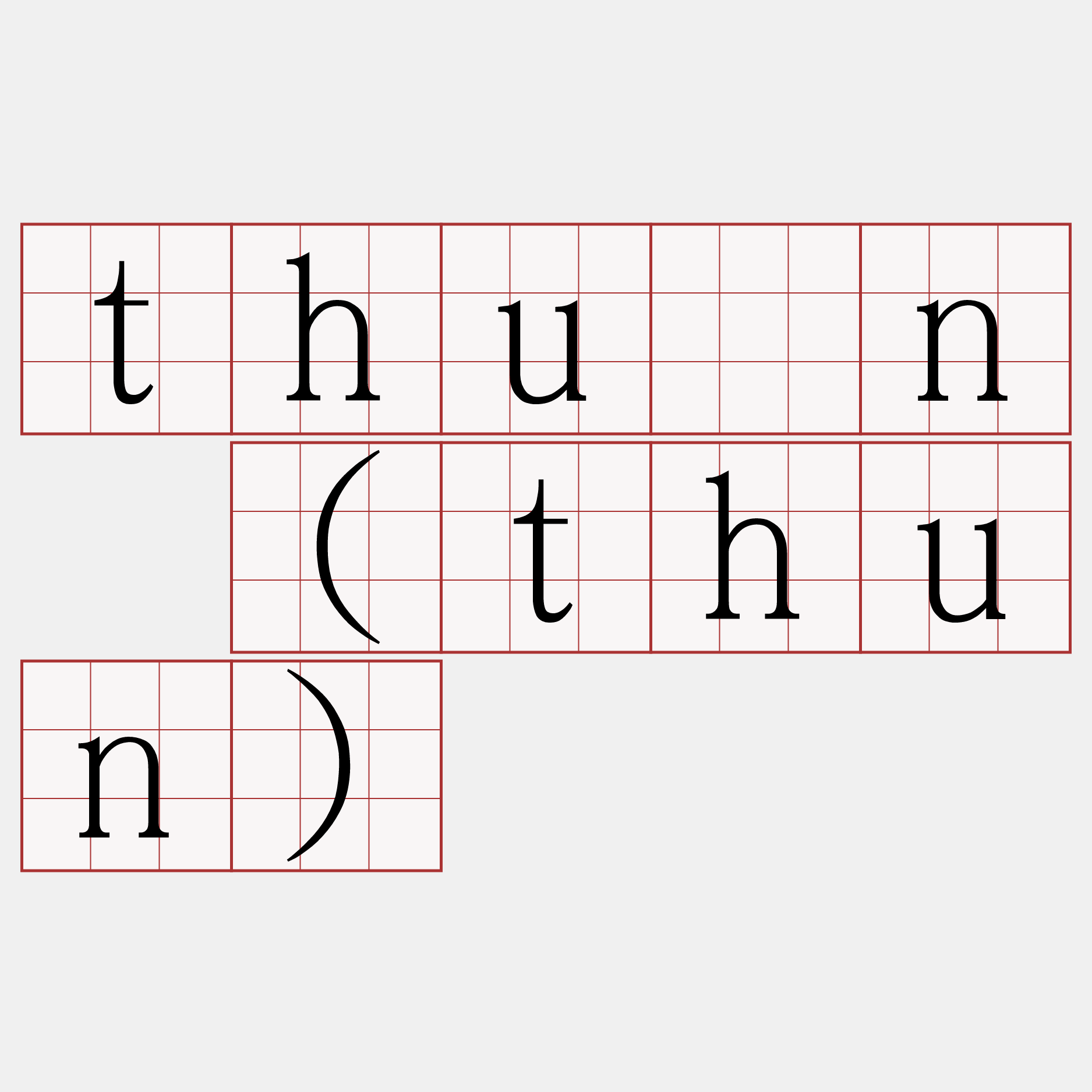 thûn (thun)